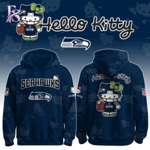 The Seattle Seahawks Hello Kitty 2026 Hoodie 1 keeps your look clean and comfortable.