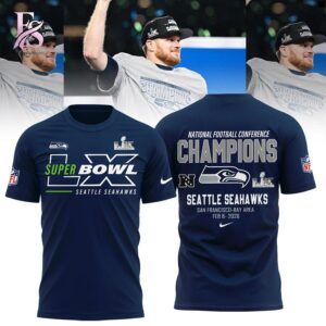 Comfortable and fashionable clothing item ideal for street style in Seattle Seahawks Super Bowl LX Roster Shirt 1