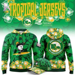 Visual preview of Sioux City Musketeers Hawaii Night Hoodie 1 suitable for online shopping.