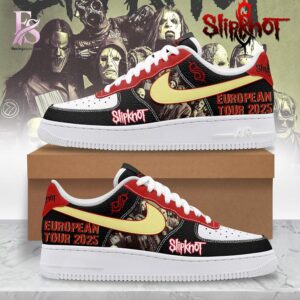 Clean, modern, and ready to use - the Slipknot European Tour Air Force Shoes.