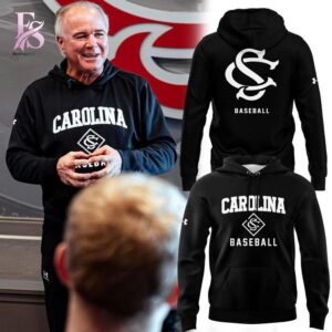 The South Carolina Baseball Black Hoodie 1 keeps your look clean and comfortable.
