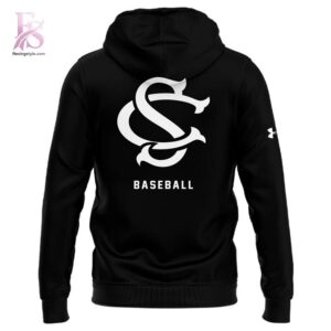 The South Carolina Baseball Black Hoodie 3 keeps your look clean and comfortable.