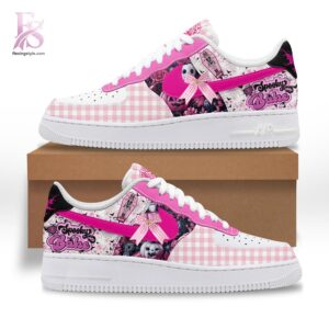 The Spooky Babe Halloween Barbie Girl Air Force Shoes 1 combines ease, comfort, and a timeless everyday style.