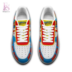 The Superman Man of Steel Air Force Shoes offers a balanced mix of style and versatility.