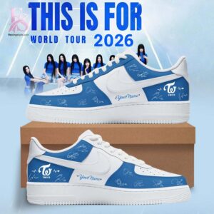 A simple choice for everyday fashion: TWICE This Is For World Tour 2026 Air Force Shoes 1.
