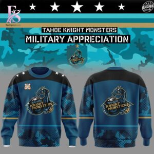 The Tahoe Knight Monsters Military Appreciation 2026 Sweatshirt 1 keeps your look clean and comfortable.