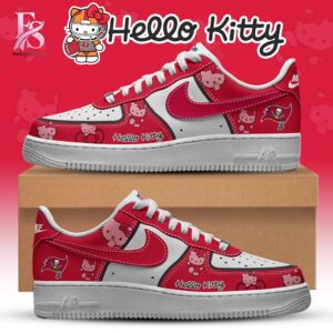 The Tampa Bay Buccaneers x Hello Kitty Air Force Shoes is ready for casual and active days.