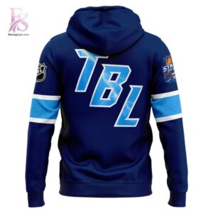 Easy to wear, the Tampa Bay Lighting 2026 NHL Stadium Series Blue Long Sleeve Anthem Hoodie 3 fits everyday outfits.