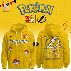 The Tampa Bay Lightning Pokemon 30th Anniversary Hoodie 1 keeps your look clean and comfortable.