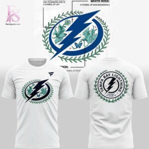 The Tampa Bay Lightning Stronger Together for Mental Health Hoodie 4 combines ease, comfort, and a timeless everyday style.