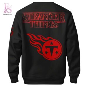 The Tennessee Titans Stranger Things Sweatshirt shown with a modern and casual look.