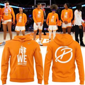 Unisex fashion apparel with modern streetwear design with theTennessee Volunteers We Back Pat Lady Vols 2026 Hoodie 1