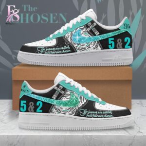 High-quality image focusing on the details of The Chosen Air Force Shoes.