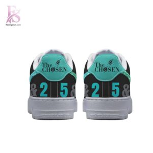 High-quality image focusing on the details of The Chosen Air Force Shoes.