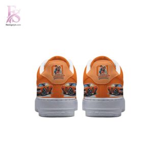 Clean, modern, and ready to use - the The Dukes of Hazzard General Lee Air Force Shoes.