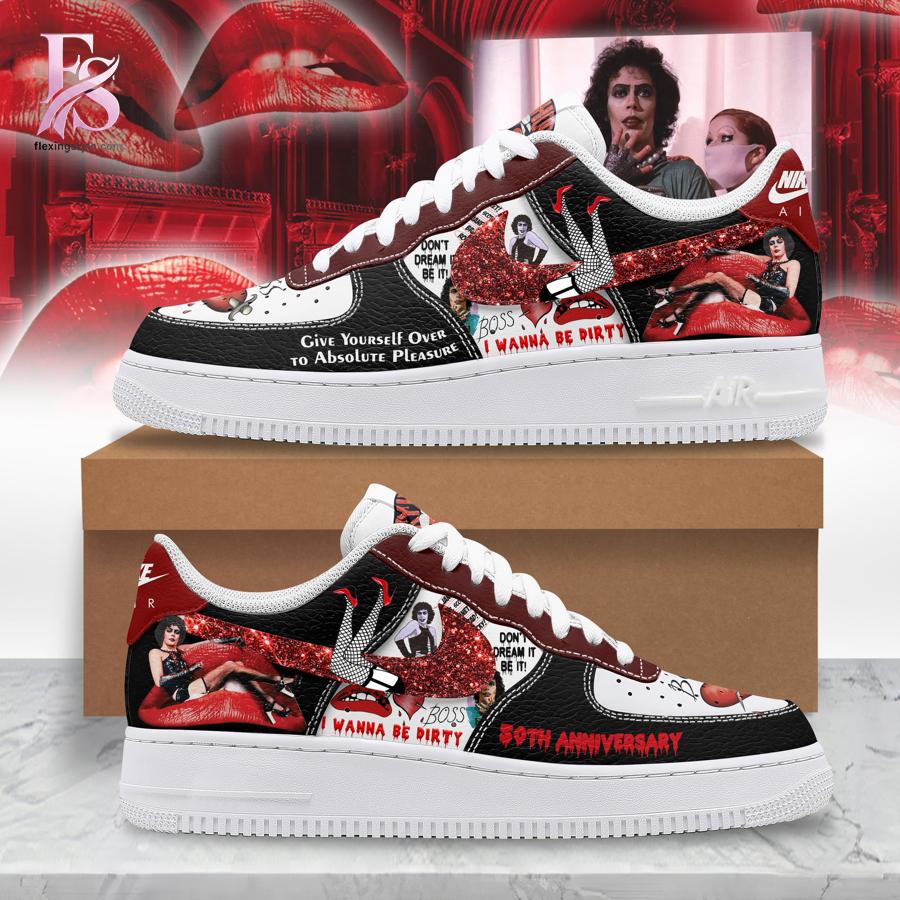 Visual preview of The Rocky Horror Picture Show Air Force Shoes 1 suitable for online shopping.