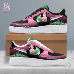 Clean, modern, and ready to use - the The Wicked Everyone Deserves A Chance To Fly Air Force Shoes.