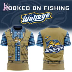 The Toledo Walleye Hooked on Fishing 2026 Hoodie 3 keeps your look clean and comfortable.
