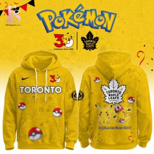 The Toronto Maple Leafs Pokemon 30th Anniversary Hoodie 1 is made to feel good and look good.
