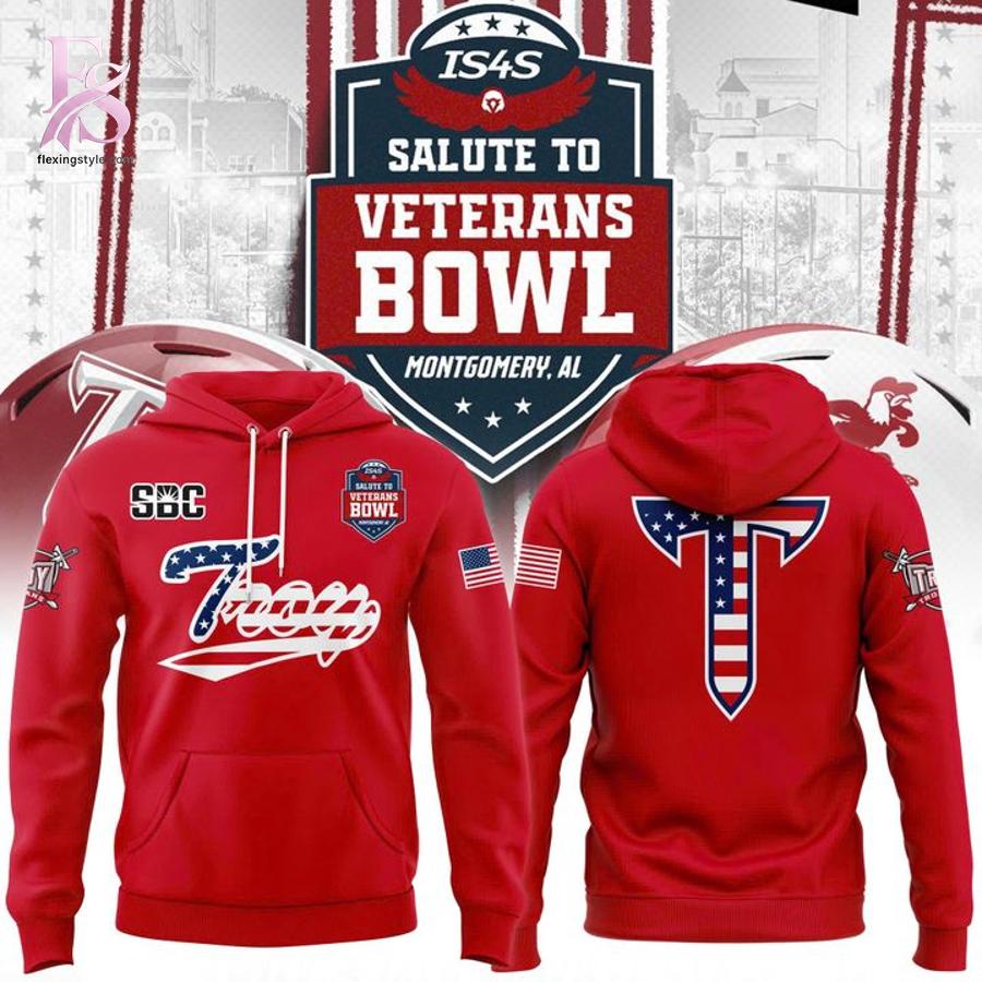 Troy Trojans Football Salute to Veterans Bowl Hoodie modern fashion apparel with clean design and premium fabric