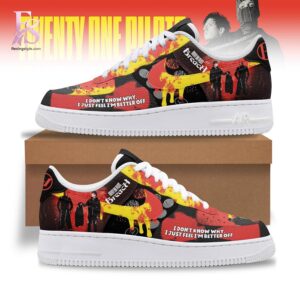 The Twenty One Pilots Breach Air Force Shoes is easy to match and easy to enjoy.