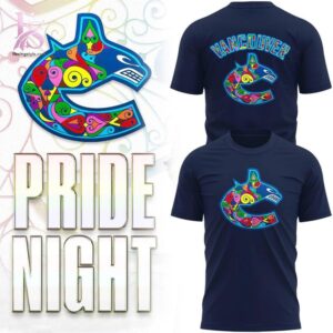 The Vancouver Canucks Pride Night Hoodie 4 combines ease, comfort, and a timeless everyday style.