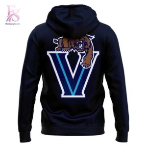 High-quality image focusing on the details of Villanova Wildcats Football Coach Sirianni Hoodie.