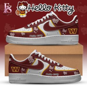 The Washington Commanders x Hello Kitty Air Force Shoes is ready for casual and active days.