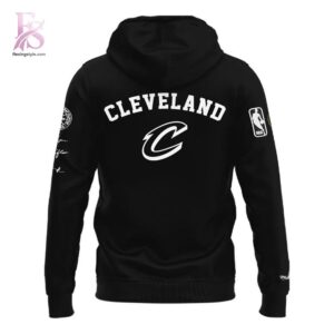 Detailed front view of 2026 Cleveland Cavaliers NBA Pioneers Day Hoodie 3 showing vibrant colors and clean finishing.