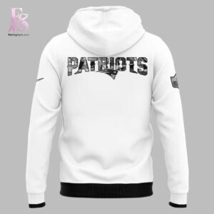 Clear visual showing the style of 2026 New England Patriots Super Bowl LX Opening Night Uniform Hoodie 3.