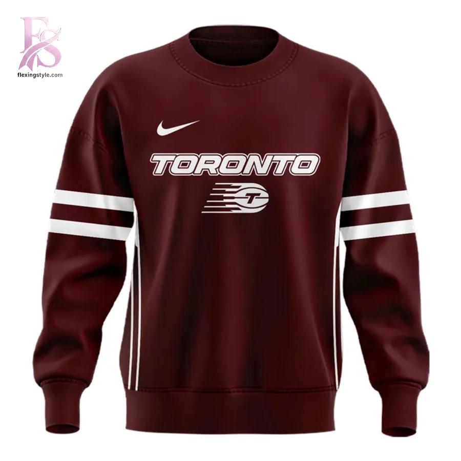 Detailed front view of 2026 Toronto Tempo Uniforms Sweatshirt 3 showing vibrant colors and clean finishing.