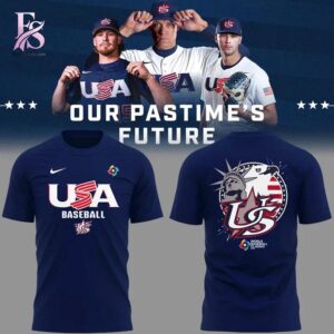 Eye catching apparel design perfect for trend focused outfits in 2026 World Baseball Classic USA Baseball Team Shirt 1
