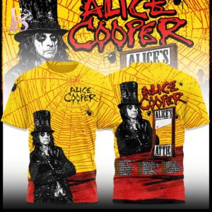 Premium quality fashion item crafted for everyday wear as seen in Alice Cooper ATTIC Shirt 1