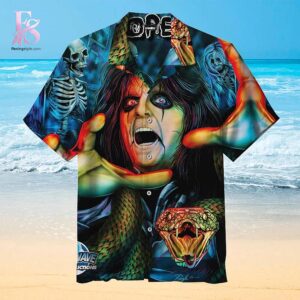 Clear product photo of Alice Cooper Hawaiian Shirt 1 with modern design and everyday appeal.