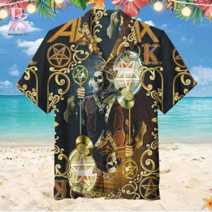 Clear product photo of Anthrax Album Covers Hawaiian Shirt 1 with modern design and everyday appeal.