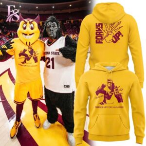 High-quality fashion item made for comfort and durability – Arizona State Sun Devils Forks Up for Harambe Hoodie 1
