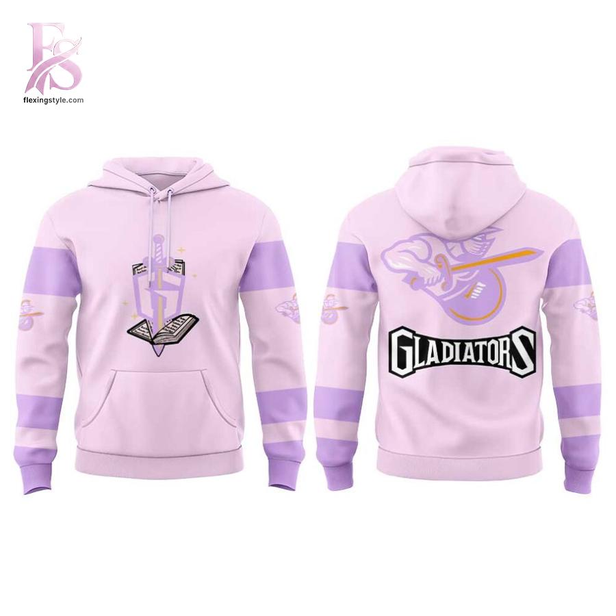 Clear product photo of Atlanta Gladiators Pucks and Pages Night Hoodie 2 with modern design and everyday appeal.
