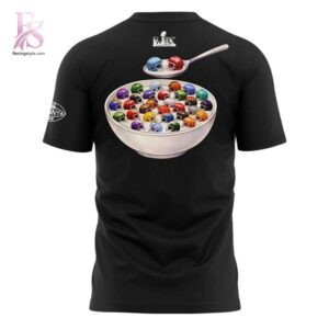 High-quality image of Bad Bunny x Super Taz n Cereal Bowl T shirt 2 with vibrant colors and sharp details.
