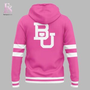 Everyday fashion product image featuring Baylor Bears Cancer Awareness Pink Out Game Uniform Hoodie 3.