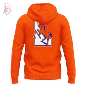 Everyday fashion product image featuring Boise State Broncos Basketball Kidney Cancer Awareness Orange Out Hoodie 3.