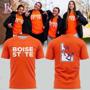 Everyday fashion product image featuring Boise State Broncos Basketball Kidney Cancer Awareness Orange Out Hoodie 4.