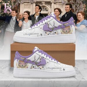 Stylish streetwear outfit featuring modern casual layering in Bridgerton Era Nike Air Force 1 1 perfect for everyday fashion looks
