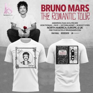 The Bruno Mars The Romantic Tour US UK 2026 Hoodie 2 is designed for daily comfort.