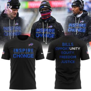 Eye catching apparel design perfect for trend focused outfits in Buffalo Bills Inspire Change Hoodie 2