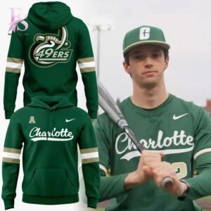 Stylish streetwear outfit featuring modern casual layering in Charlotte 49ers 2026 Hoodie 1 perfect for everyday fashion looks