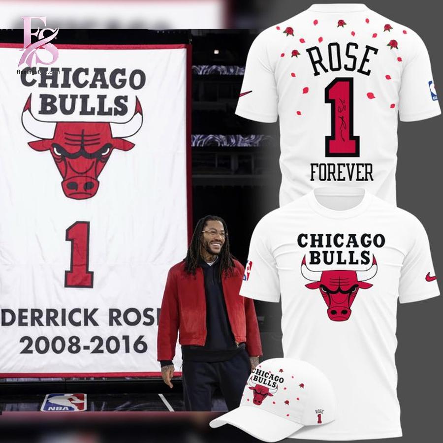 An exclusive team spirit fashion item with vibrant printing and sleek finishing in Chicago Bulls SIGNED D Rose for fan 2026 Shirt 1