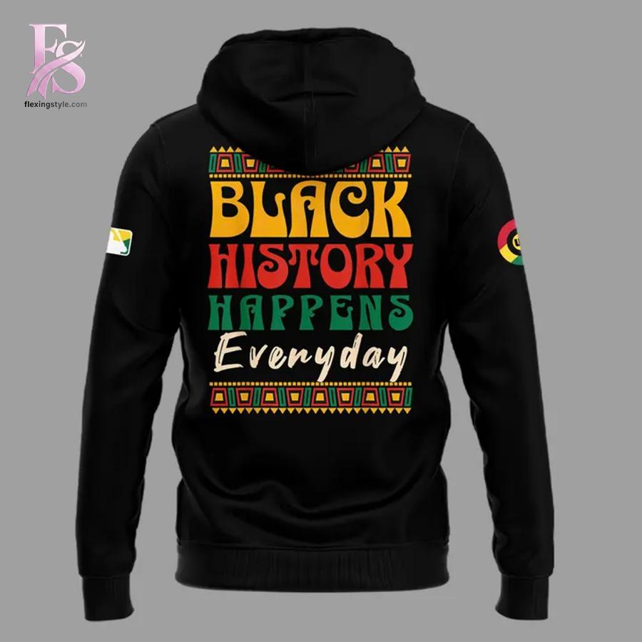 Detailed front view of Chicago Cubs Black History Month Hoodie 3 showing vibrant colors and clean finishing.
