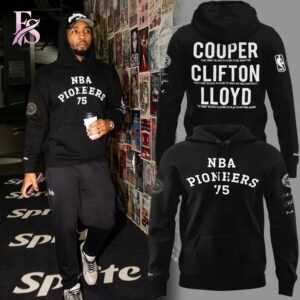 Premium quality fashion item crafted for everyday wear as seen in Cleveland Cavaliers NBA Pioneers Day hoodie 1