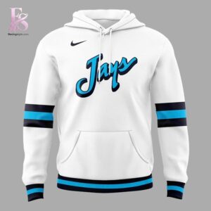 Detailed front view of Creighton Bluejays Basketball Throwback Uniform Hoodie 2 showing vibrant colors and clean finishing.