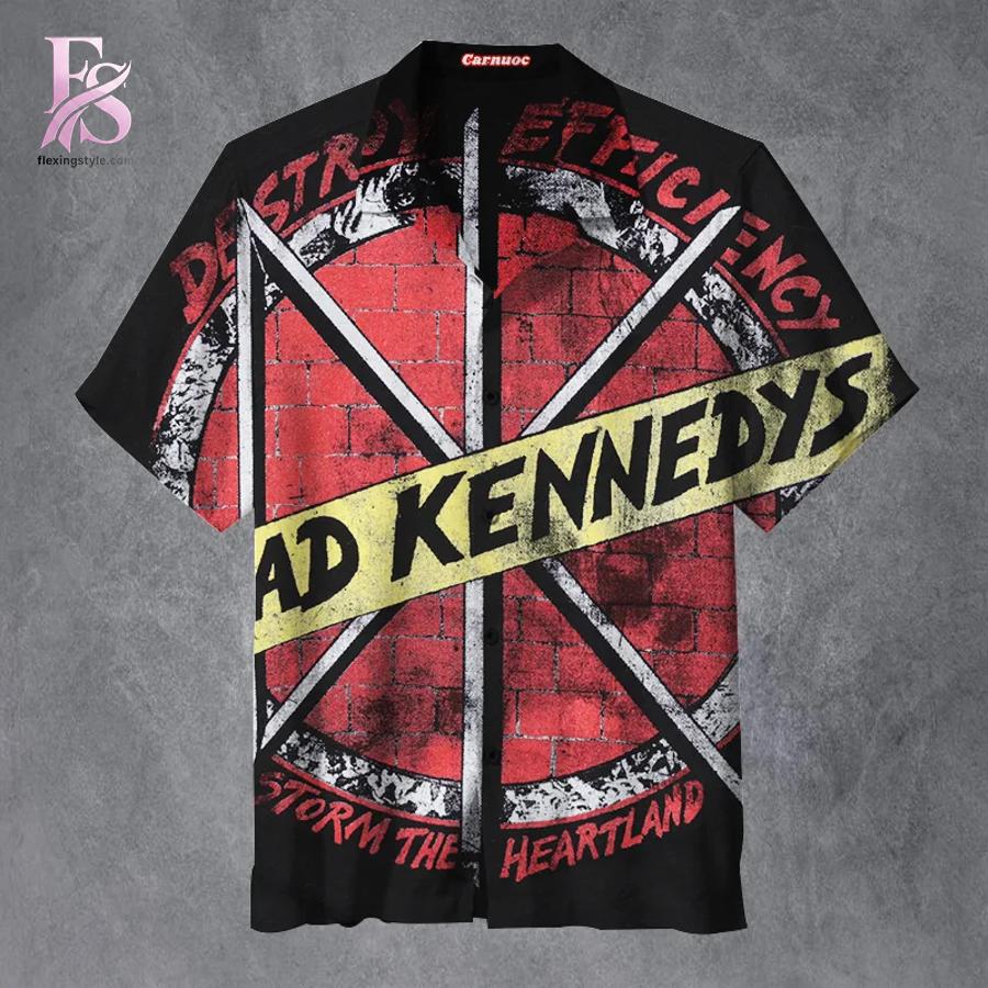 Clear product photo of Dead kennedys Storm The Heartland Hawaiian Shirt 1 with modern design and everyday appeal.